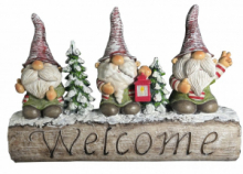 GNOMI INVERNALI SU TRONCO