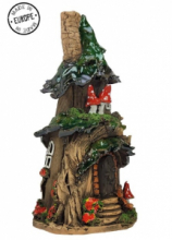TORRE MEDIA CON FOGLIE E FUNGHETTI