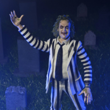 BEETLEJUICE CON VESTITO A RIGHE BIANCHE E NERE (1988)